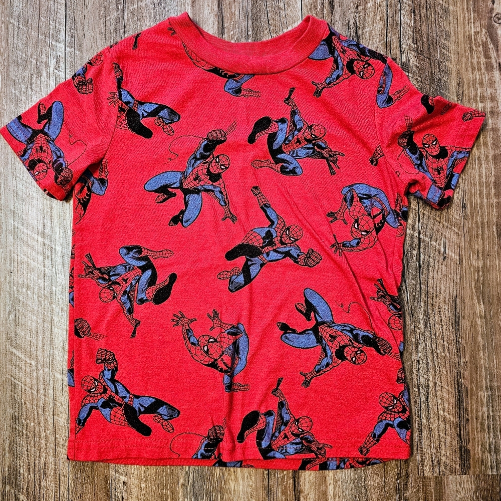 Size 5 Boy's Jumping Beans Spiderman Graphic Short Sleeve Shirt